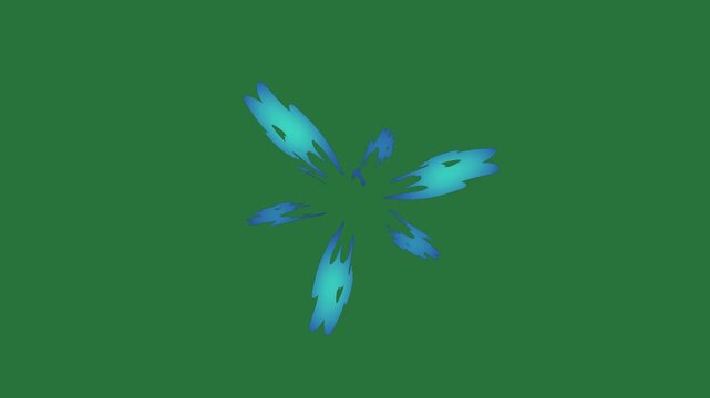 Screen small dot blue arrow dragon clock green screen frame scene gesture motion backgrounds movement design