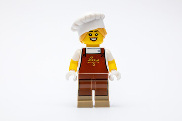 Obraz premium A minifigure of a chocolatier