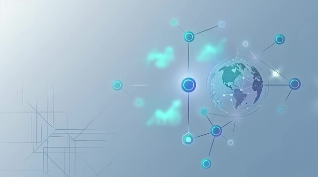 Digital Holographic Network Visualization with Global Connections