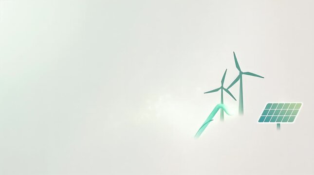 Eco-Friendly Growth with Renewable Energy Icons