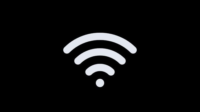tech wifi signal connection strength wireless business icon
