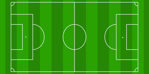 Soccer or football game field © Ida