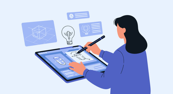 Graphic Designer Development Process Drawing Images – Browse 22,853 ...