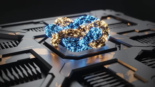 Exploding futuristic circuit board ideal for sleek commercial backgrounds and title sequences