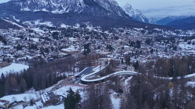 Cortina Bobsleigh track Pista da Bob di Cortina