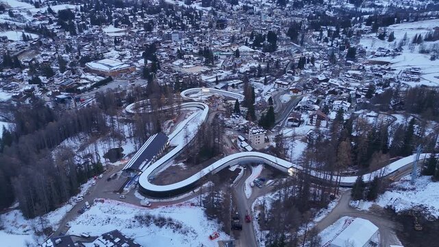 Cortina Bobsleigh track Pista da Bob di Cortina