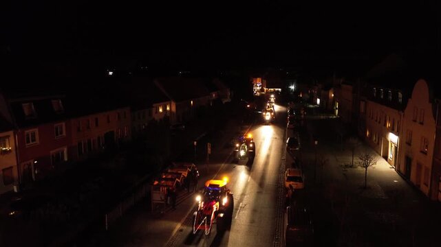 Die Lichterfahrt der Bauern - Kemberg