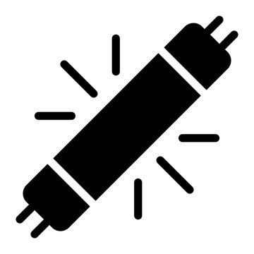 flourescent glyph icon