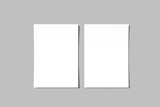 A5 Brosur Mockup Your Design Here	
