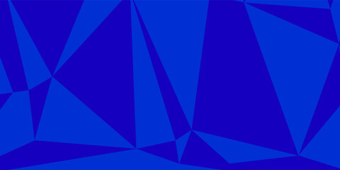Obraz premium Abstract geometric low poly background with triangular shapes in vibrant blue tones. Modern vector illustration for technology banners, crystalline textures, and professional backdrops