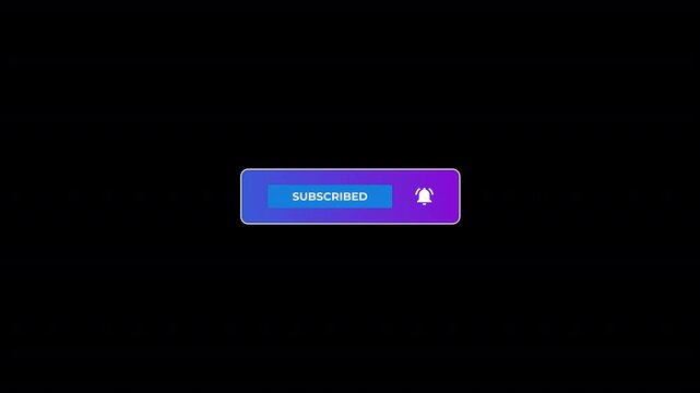 Animated gradient button, purple blue rectangle, UI element, web design, transparant background