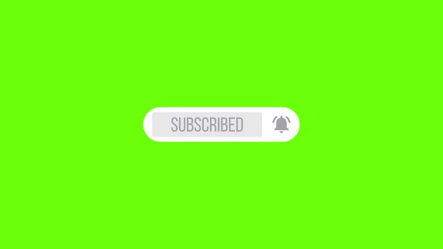 Green screen, subscribed button, youtube, social media, video template