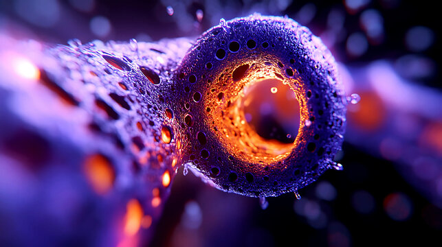 Abstract Cellular Network Structure and Nanotechnology Science Background