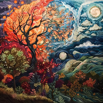 A Dualistic Landscape Tapestry