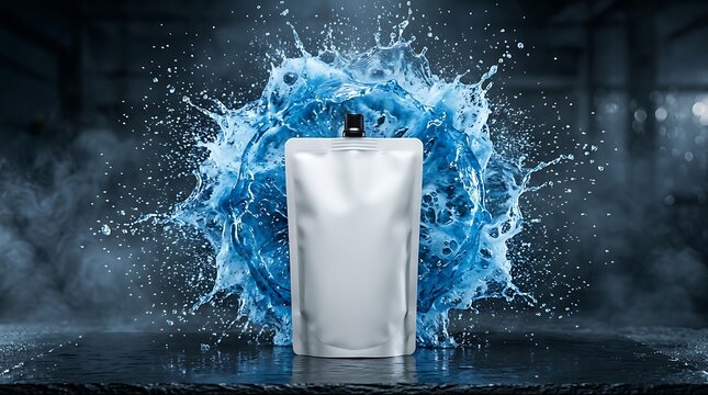 Splashing Water Pouch Packaging