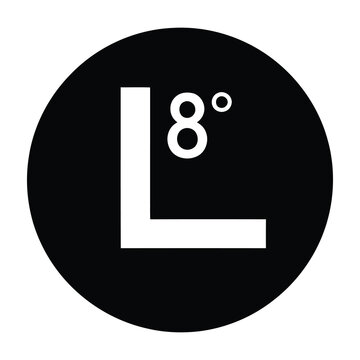 L8 degree logo symbol