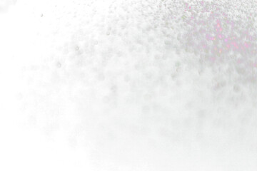 Fototapeta premium Tiny water droplets suspended in air during a gentle spray creating a soft ethereal effect isolated on transparent background