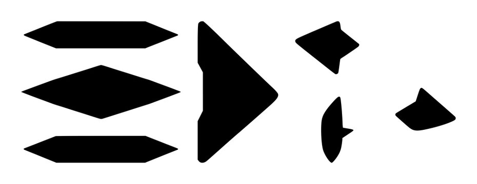 Pivot arrow icon set with solid black symbol on white background featuring pivot, arrow, directional icon with vector and iconography