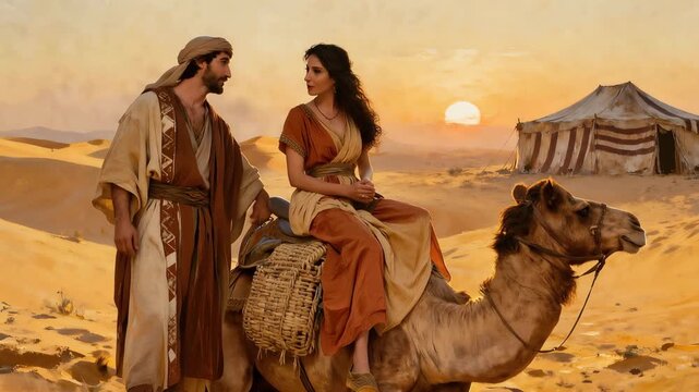 Isaac Welcomes Rebekah as His Wife and Brings Her Into the Tent of His Mother Sarah