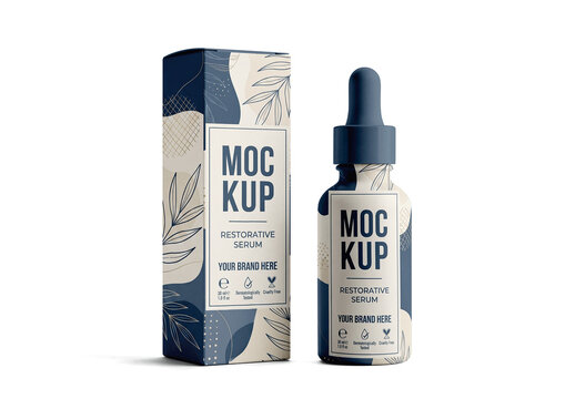 Dropper Bottle Mockup