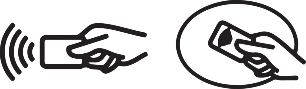 Contactless payment icons
