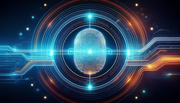 glowing finger touch technology interface