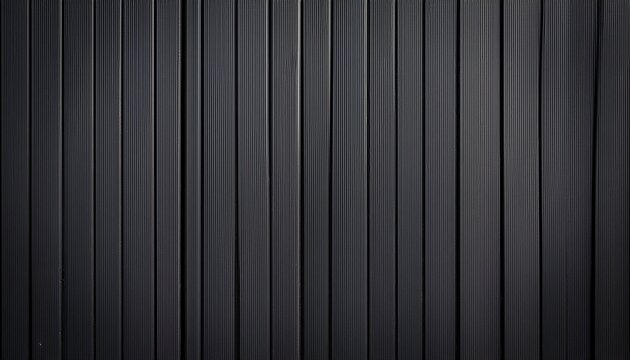 vertical seamless siding texture in black abstract wall paneling modern building cladding dark design for exterior and interior
