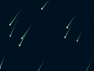 Falling Stars Comet Trails Dark Sky Pattern © iushakovsky