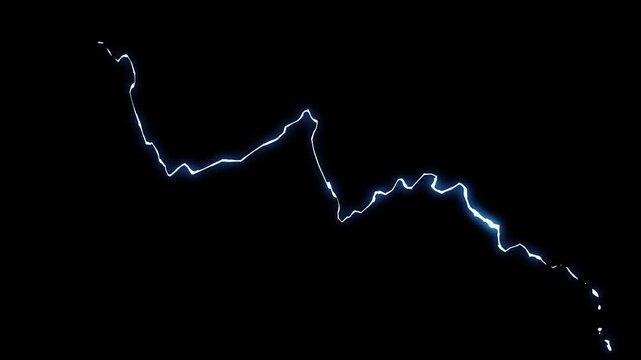 Electric energy burst flash FX featuring thunder lightning strikes, neon spark explosions, anime style power effects, dynamic VFX overlay for action scenes, black screen loop animation 4k