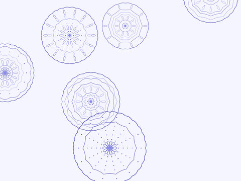 Delicate Lace Openwork Ornament Vector Pattern