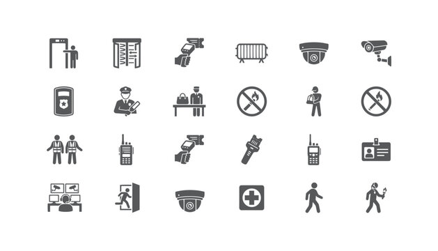 Security control elements for airport checkpoint and public safety