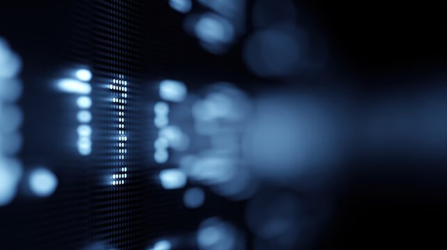 digital stock ticker screen futuristic financial data visualization