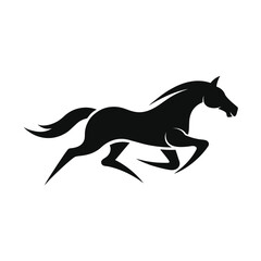 Fototapeta premium Racing Horse Vector Icon