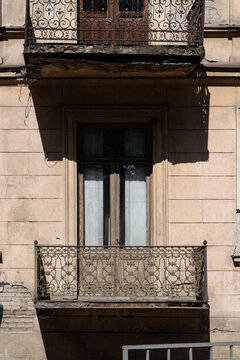 Architecture of old Tbilisi, capital city of Georgia