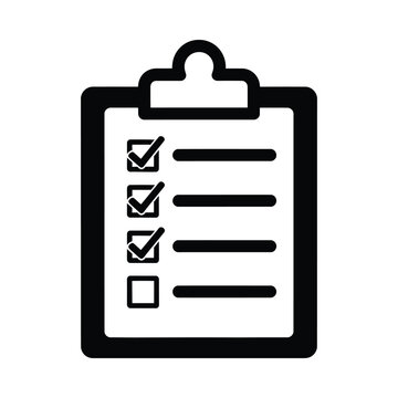 Checklist on Clipboard Icon