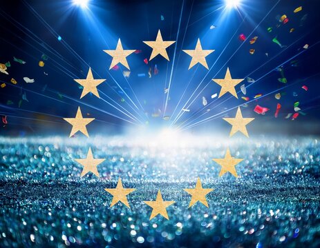 glitter background for eurovision song contest