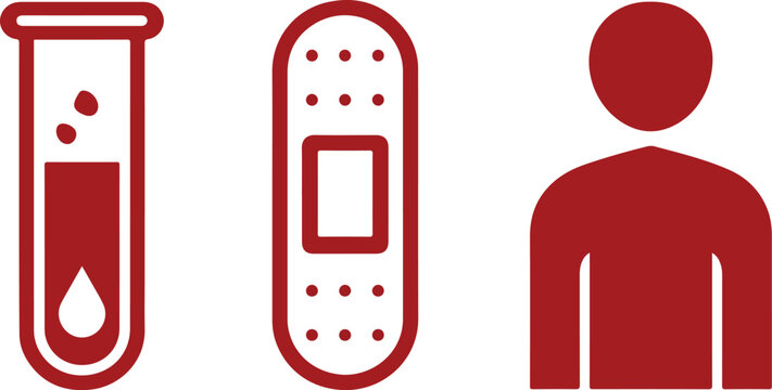 Medical Health Care Blood Test.