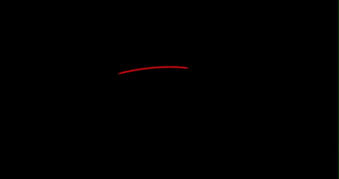 Hand Drawn Red Marker Highlight Pack Circle and Oval Animated Collection