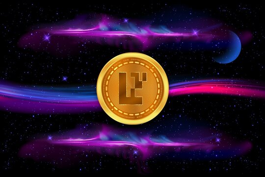 eigen layer-eigen cryptocurrency images on digital background. 3d illustrations.