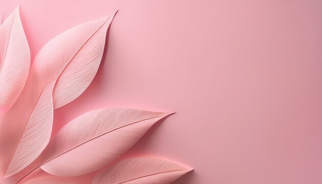 a minimalist bohemian style background in light pink with a faint leaf pattern wallpaper design presentations banners flyers cover pages