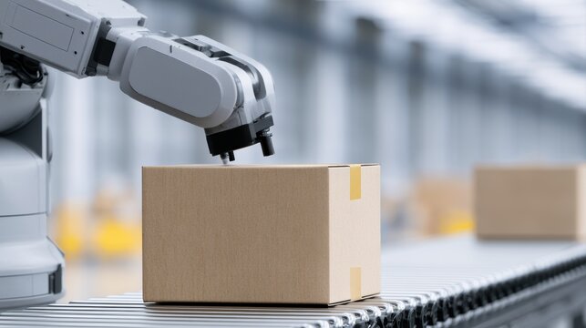automated logistics warehouse, robotics and smart supply chain