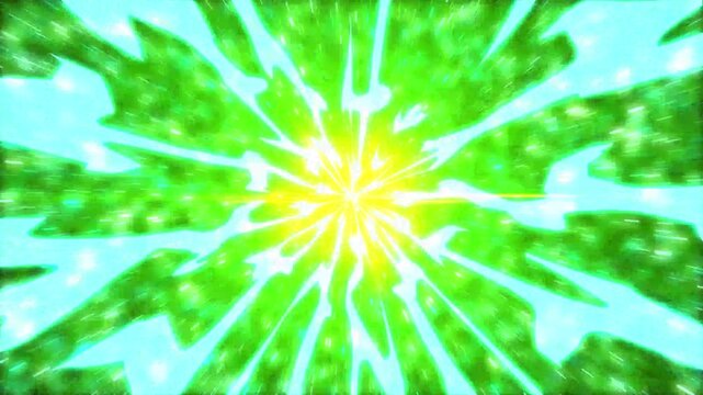 Vibrant abstract hyperdrive tunnel animation, with glowing light rays, seamless loop background for cosmic transitions or high tech documentary video editing assets. 4k video