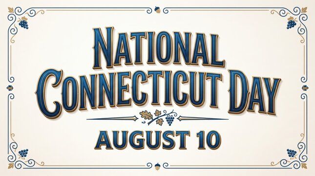 National Connecticut Day Celebration Background