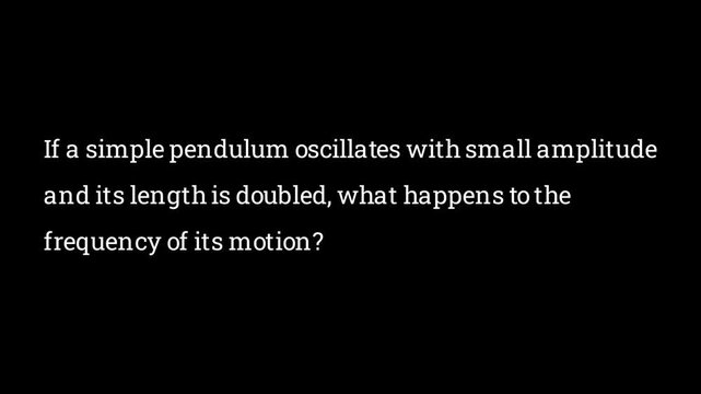 Calculating frequency of pendulum with small amplitude