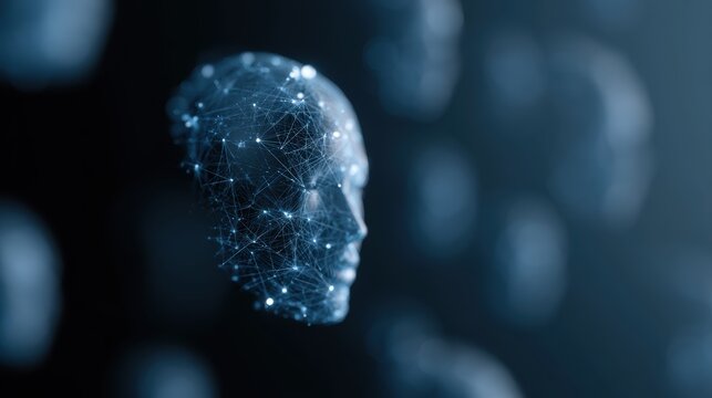 Artificial intelligence recommendation engine concept, personalized content, digital algorithm technology