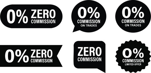 Obraz premium Colorful promotional badges featuring 