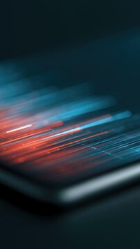 speculative trading mobile app interface, glowing gains and losses, digital investment lifestyle