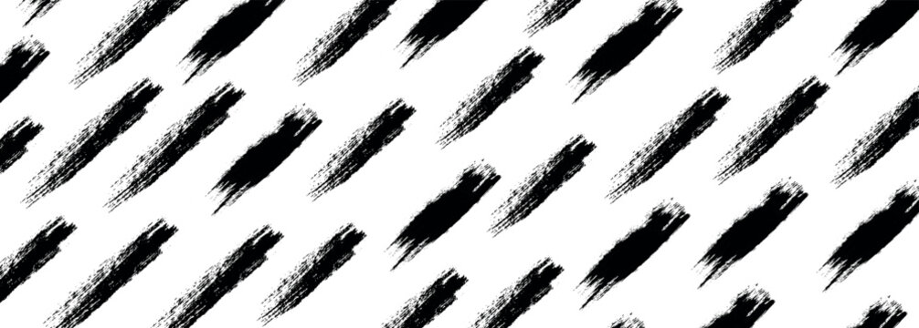 Chinese brush strokes brush, line brush curve, calligraphy paint spiral elements. Hand drawn chinese ink brush paint stroke swish, Grunge texture abstract line. Vector illustration