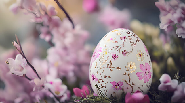 pink easter eggs
