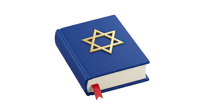 Blue Book with Star of David Symbol
